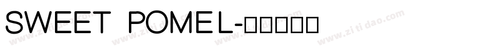 SWEET POMEL字体转换